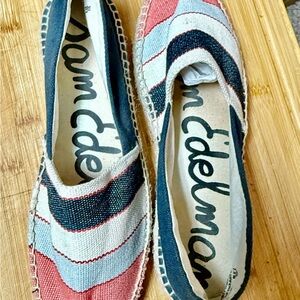 Sam Edelman Women's Striped Espadrilles - Pink, Blue, White